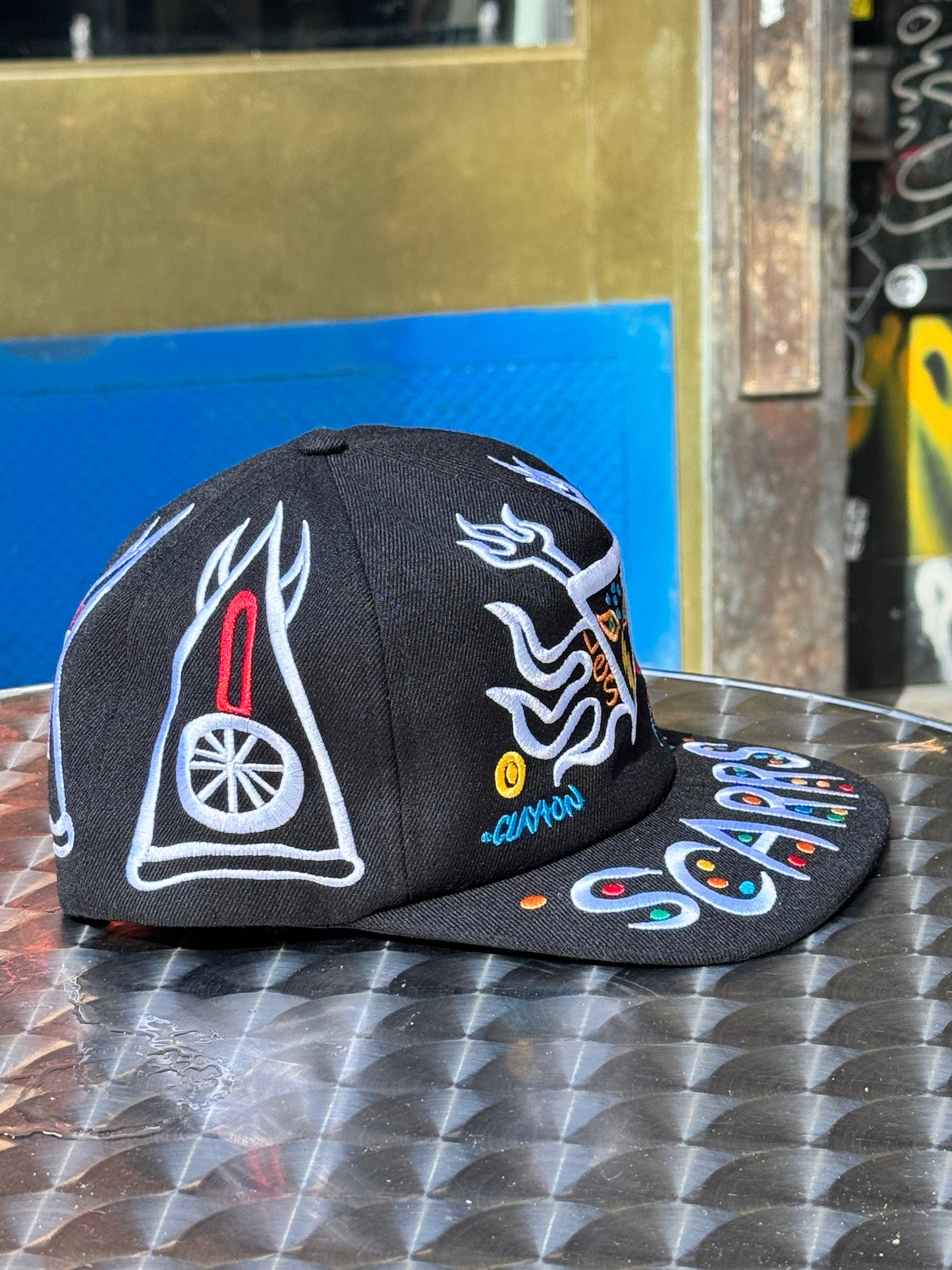 Machine Embroidered Hat
