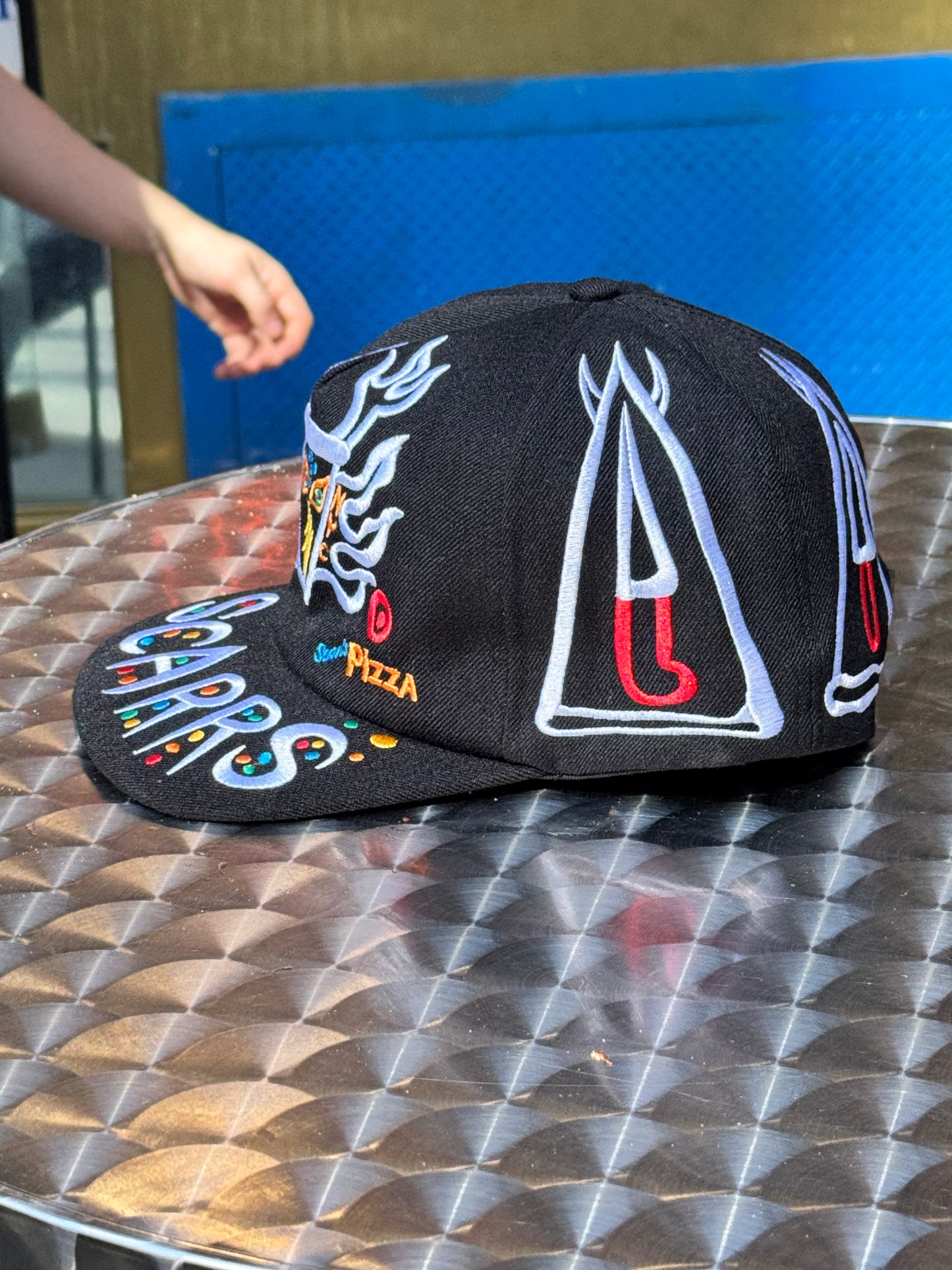 Machine Embroidered Hat